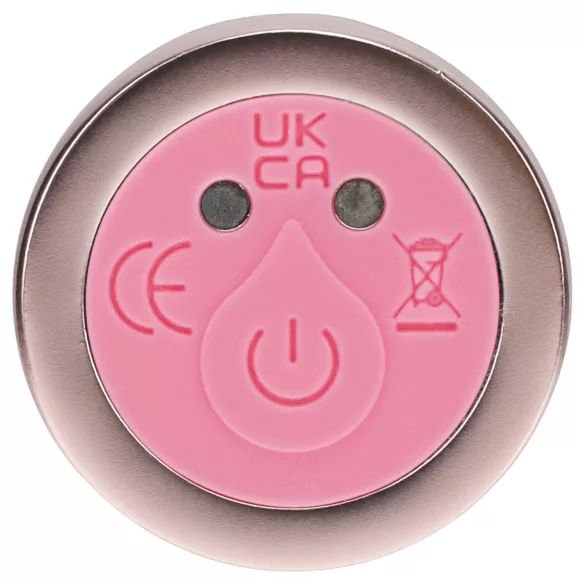 Loveline - vibratore dritto in vetro (rosa)