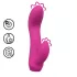 Loveline - mini vibratore curvo con coniglietto (rosa)