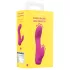 Loveline - mini vibratore curvo con coniglietto (rosa)