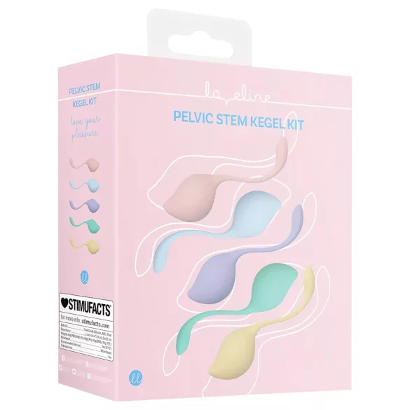Loveline - set di sfere vaginali Kegel - 5 pezzi