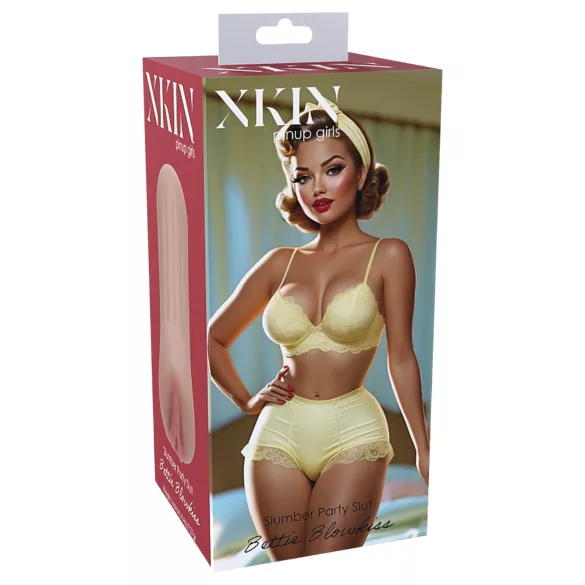 XKIN Party Slut Bettie - masturbatore con vagina finta realistica (color carne)