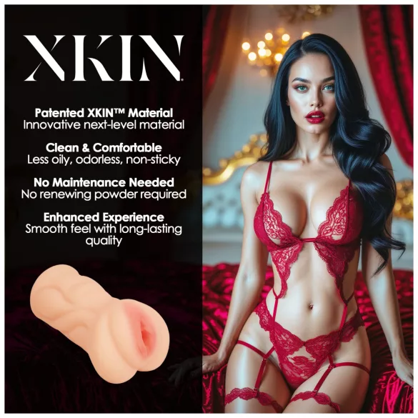 XKIN Seduction Tatiana - masturbatore vaginale realistico (color carne)