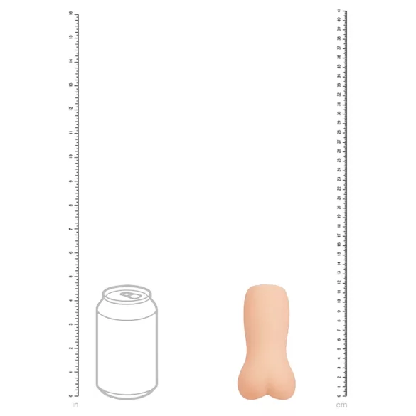 XKIN - realistico masturbatore anale in silicone - M (color carne)