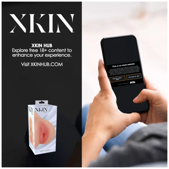 XKIN - masturbatore realistico a forma di vagina - M (color carne)