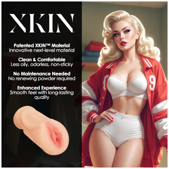 XKIN Lexi Lockerload - masturbatore realistico a forma di vagina (color carne)