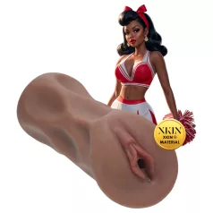   Cheerleader Cherry XKIN - masturbatore vaginale realistico (color carne scuro)