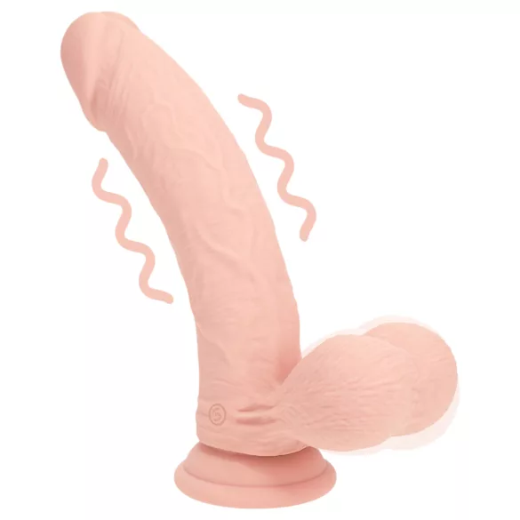 RealRock - vibratore realistico a doppia densità (color carne) - 15 cm