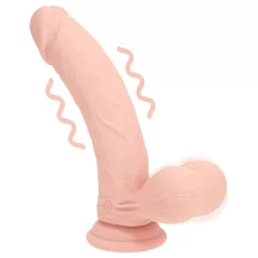   RealRock - vibratore realistico a doppia densità (color carne) - 18 cm