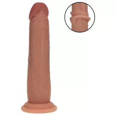   RealRock - dildo realistico a doppia densità (abbronzato) - 18,5 cm