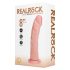 REALROCK - vibratore con ventosa - naturale (20,5 cm)