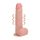 REALROCK - Vibratore con ventosa - naturale (18 cm)