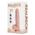 RealRock - vibratore con ventosa - realistico - 18 cm beige