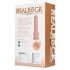 REALROCK - Vibratore con ventosa - naturale (18 cm)