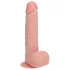 RealRock - vibratore con ventosa - realistico - 18 cm beige