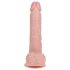 REALROCK - Vibratore con ventosa - naturale (18 cm)