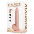 RealRock - vibratore con ventosa spinta - realistico - 20,5 cm beige
