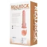 RealRock - vibratore con ventosa spinta - realistico - 20,5 cm beige