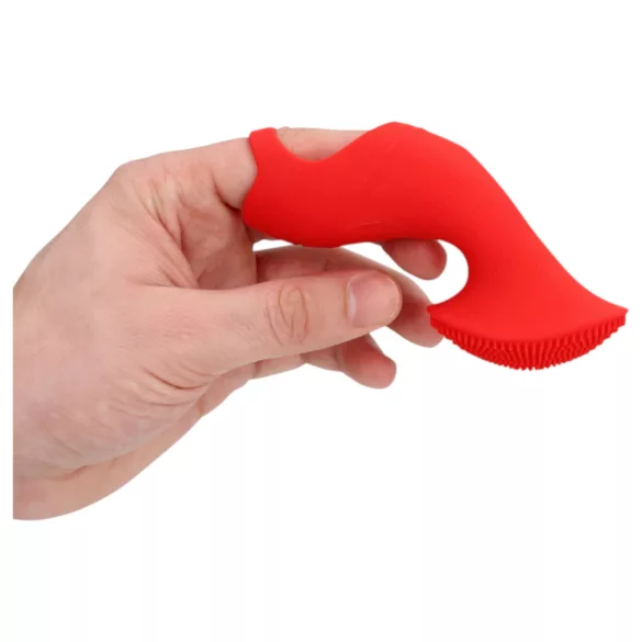 Loveline - vibratore da dito stimolante - silicone rosso