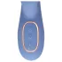 Loveline - vibratore riscaldante con spinta - silicone blu