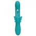 Loveline - vibratore clitorideo farfalla con lingua - silicone turchese