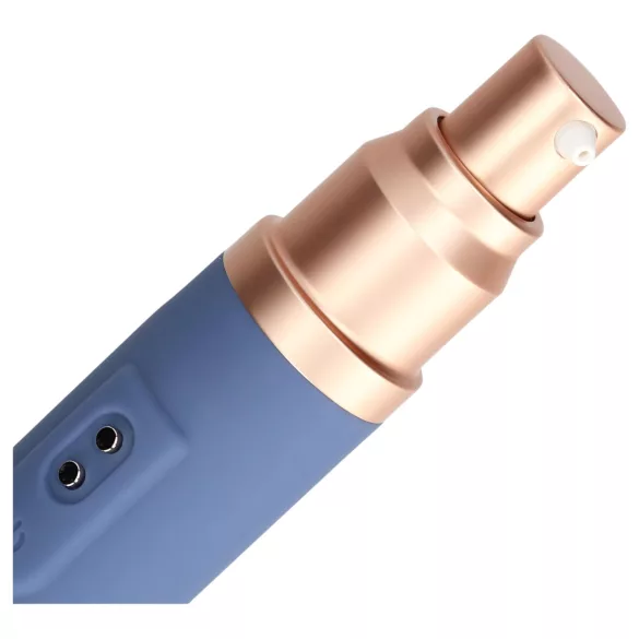 Loveline Travel - vibratore ricaricabile con serbatoio lubrificante - blu