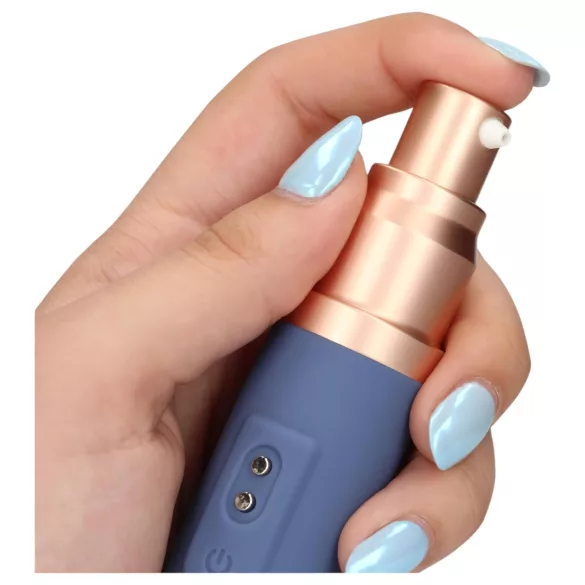 Loveline Travel - vibratore ricaricabile con serbatoio lubrificante - blu