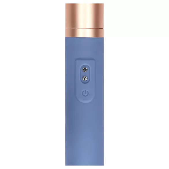 Loveline Travel - vibratore ricaricabile con serbatoio lubrificante - blu