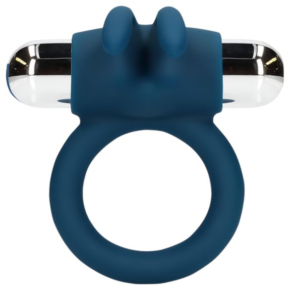 Loveline - anello vibrante con coniglietto (blu)