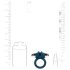 Loveline - anello vibrante con coniglietto (blu)