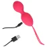Loveline - palline vaginali vibranti scanalate - silicone rosa