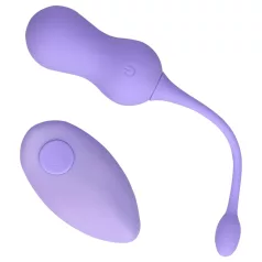   Loveline - palline vaginali vibranti wireless ricaricabili - silicone viola