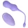 Loveline - palline vaginali vibranti wireless ricaricabili - silicone viola