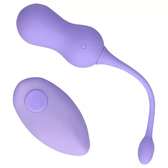 Loveline - palline vaginali vibranti wireless ricaricabili - silicone viola