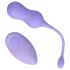 Loveline - palline vaginali vibranti wireless ricaricabili - silicone viola