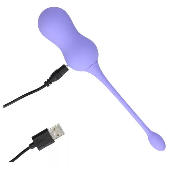 Loveline - palline vaginali vibranti wireless ricaricabili - silicone viola
