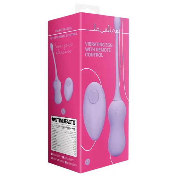 Loveline - palline vaginali vibranti wireless ricaricabili - silicone viola