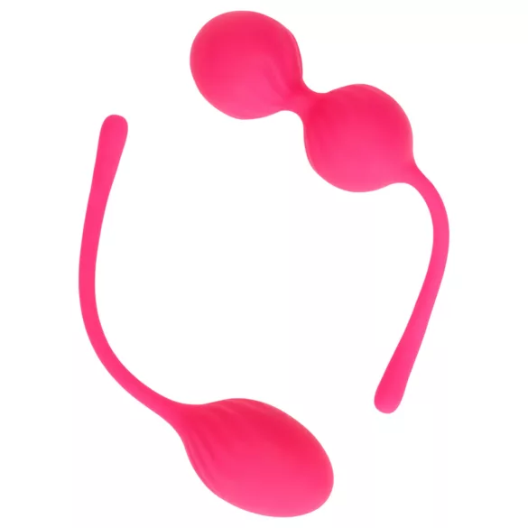 Loveline - set di palline vaginali kegel pesate - 2 pezzi - rosa