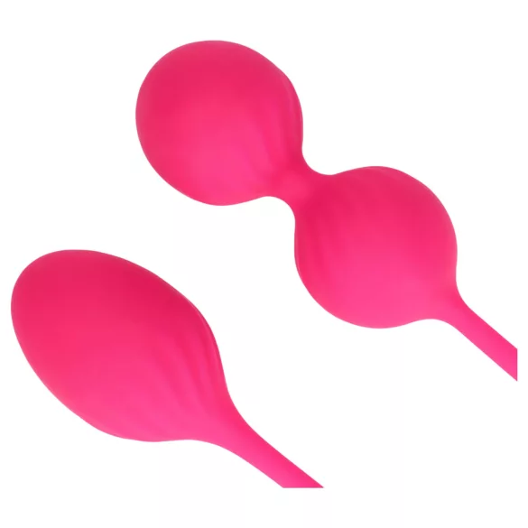 Loveline - set di palline vaginali kegel pesate - 2 pezzi - rosa