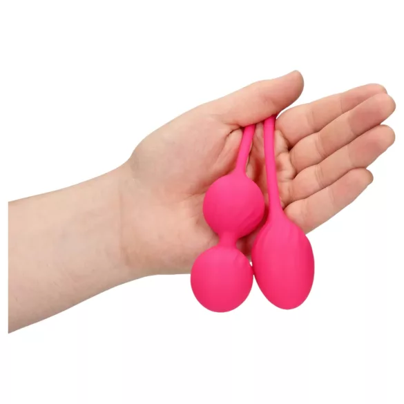 Loveline - set di palline vaginali kegel pesate - 2 pezzi - rosa