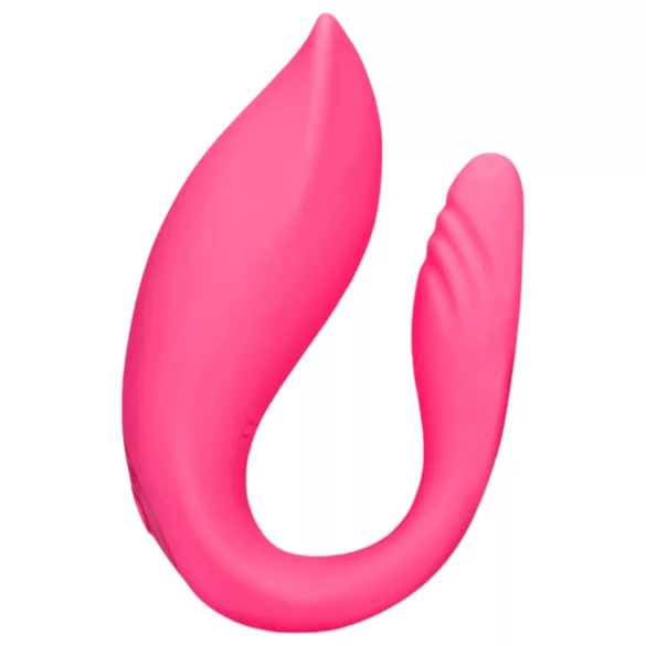 Loveline - vibratore coppia ricaricabile con telecomando - silicone rosa