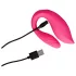 Loveline - vibratore coppia ricaricabile con telecomando - silicone rosa