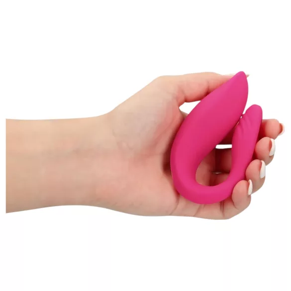 Loveline - vibratore coppia ricaricabile con telecomando - silicone rosa