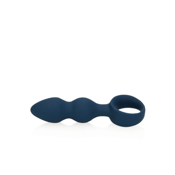 Dildo anale piccolo con anello della collezione Loveline (blu)