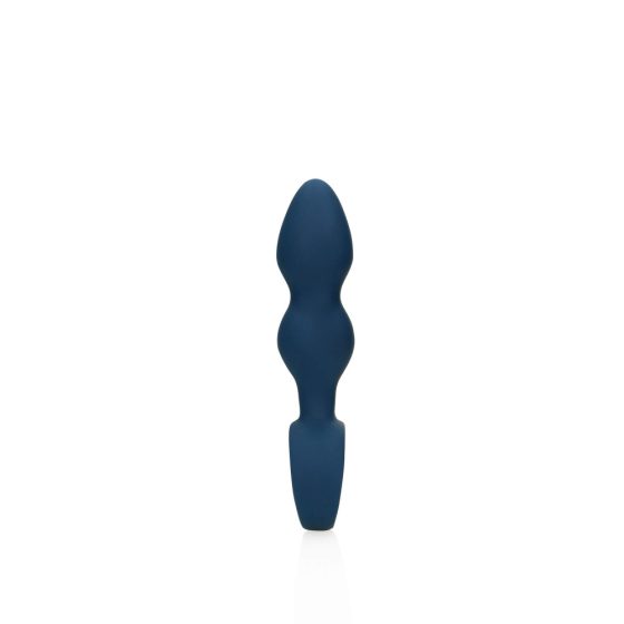 Dildo anale medio della Loveline con anello di presa (blu)