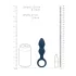 Loveline - dildo anale con anello - misura media - blu