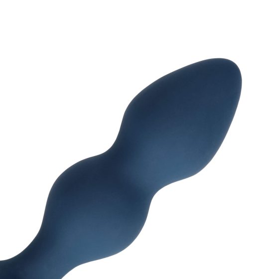 Dildo anale grande con anello della serie Loveline (blu)