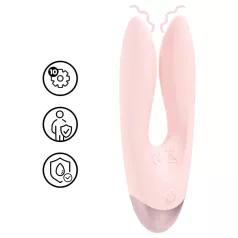 Loveline Amour - vibratore doppio braccio - silicone rosa