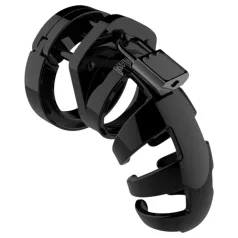 ManCage Model 02 - gabbia per pene (nera) - 9 cm
