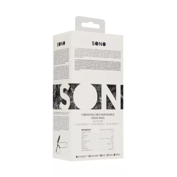 No.88 - anello fallico vibrante - nero