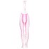 Ouch! - Tuta aperta fluorescente (rosa) - XL-4XL